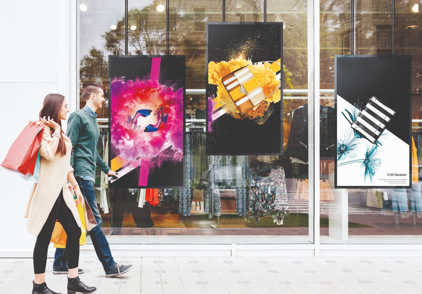 Samsung OMN-D digital window display launched - Gadgets Now