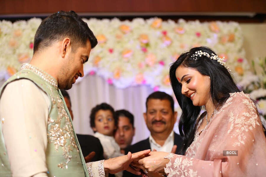 Inside photos of Kangana Ranaut's brother's engagement ceremony