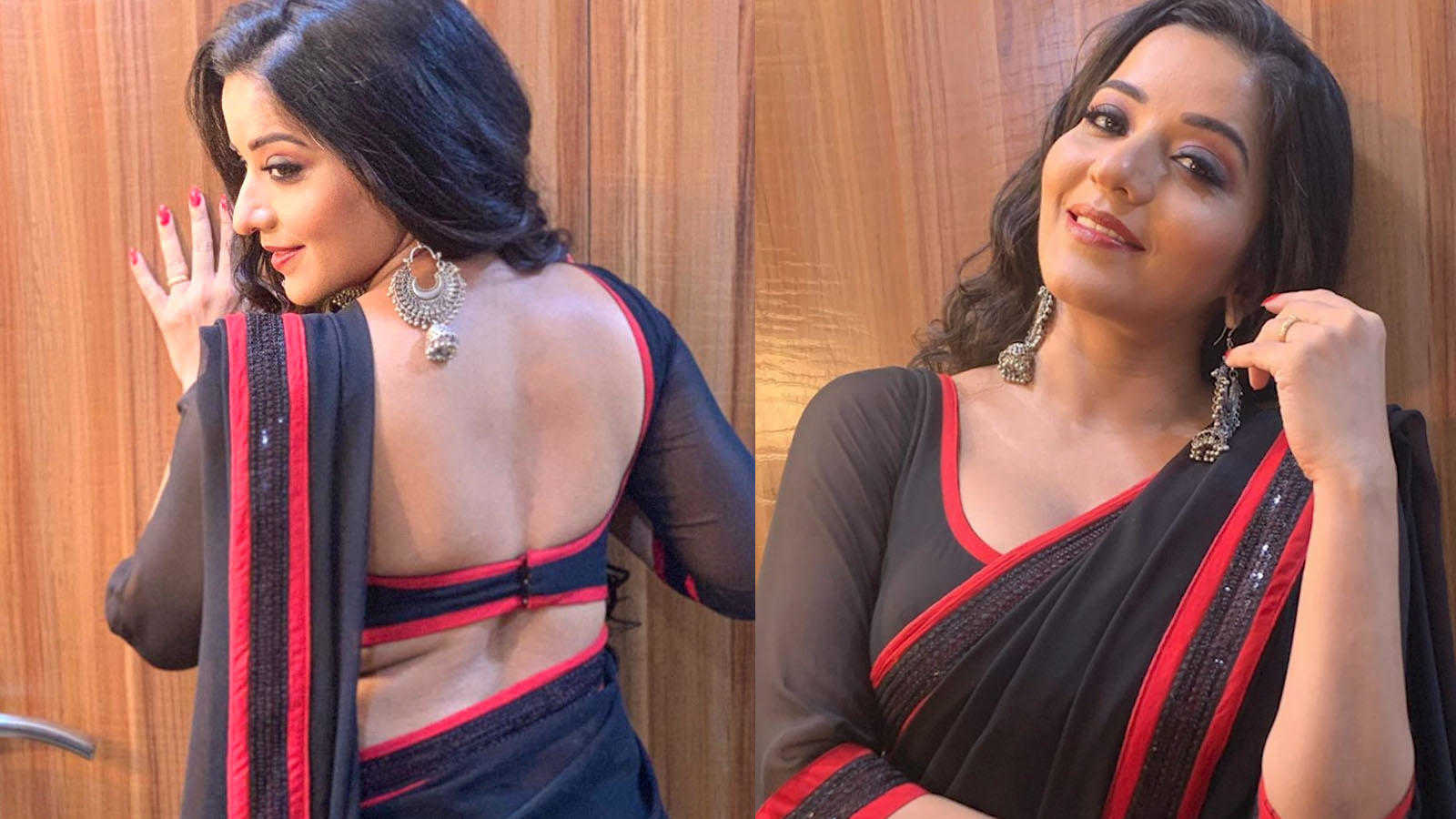 1600px x 900px - Monalisa Sexy Video: Bhojpuri queen Monalisa turns heads as she flaunts her  envious figure in a backless blouse
