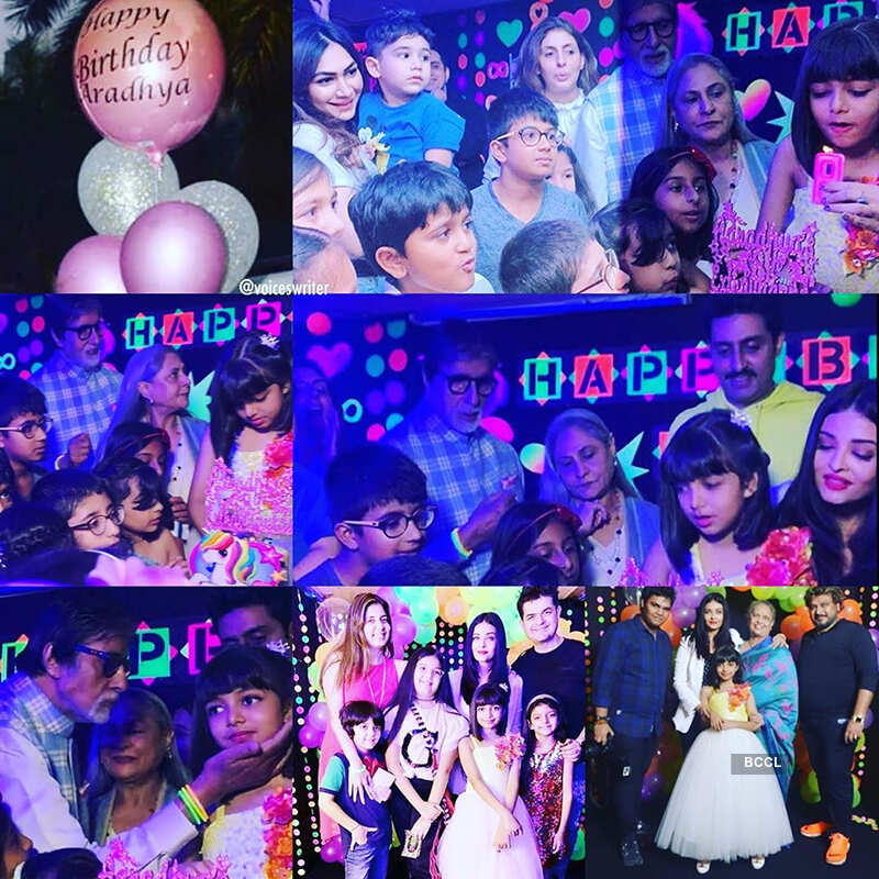Aaradhya Bachchan&rsquo;s birthday celebration pictures