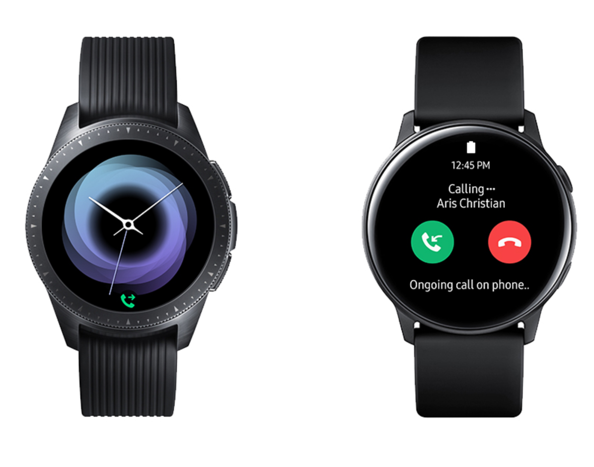 galaxy watch active receive calls