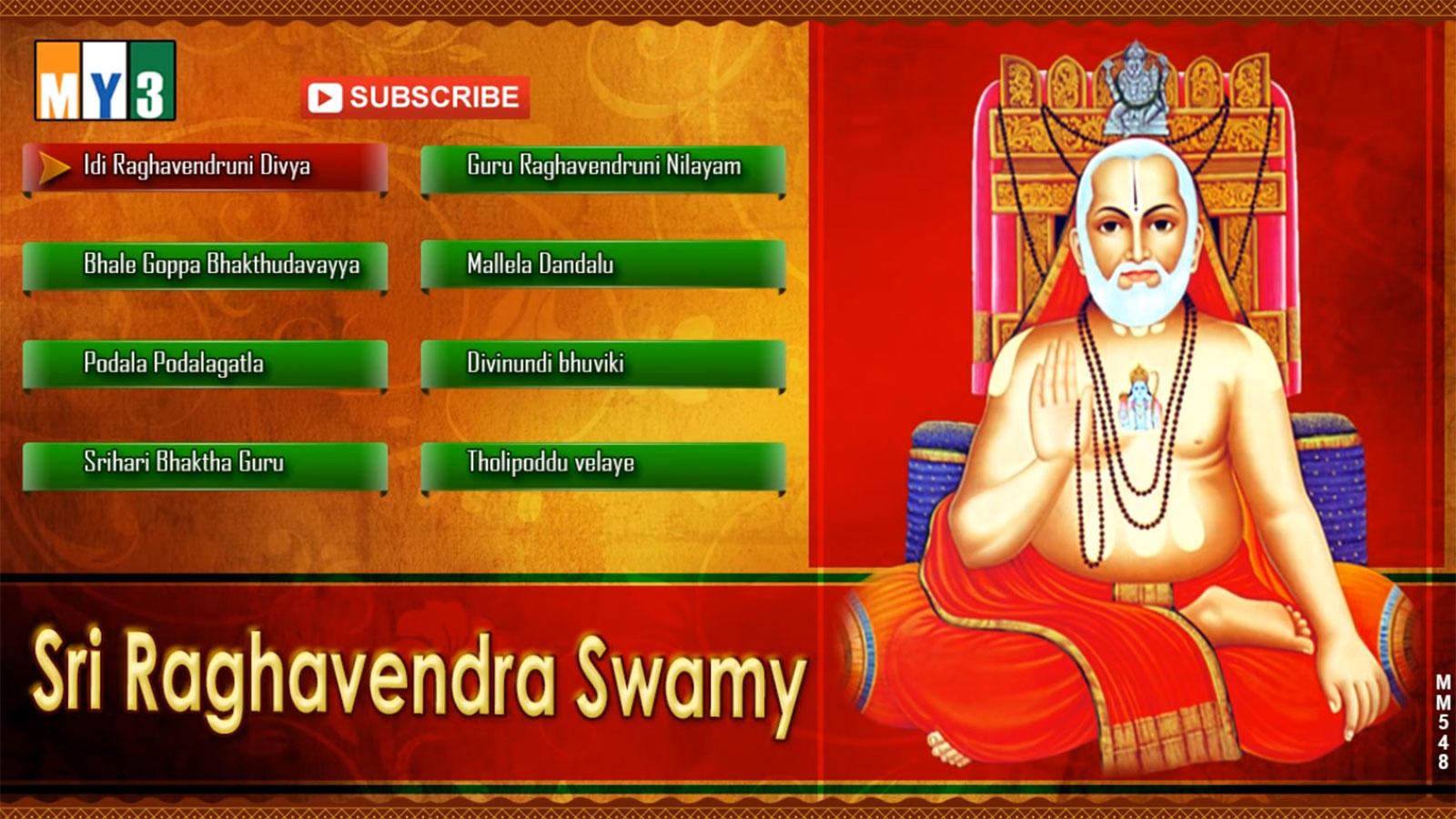 Sri Raghavendra Swami Keertanalu: Telugu Bhakti Popular Devotional ...
