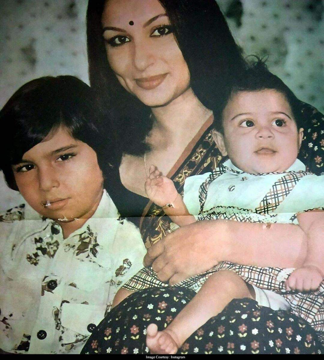 Throwback Thursday Saif Ali Khan S Childhood Picture Is An Exact Copy Of Taimur Ali Khan Hindi Movie News Times Of India