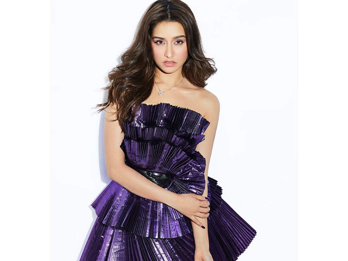 Photo: Shraddha Kapoor looks stunning in a shimmery purple outfit; sets the internet on fire