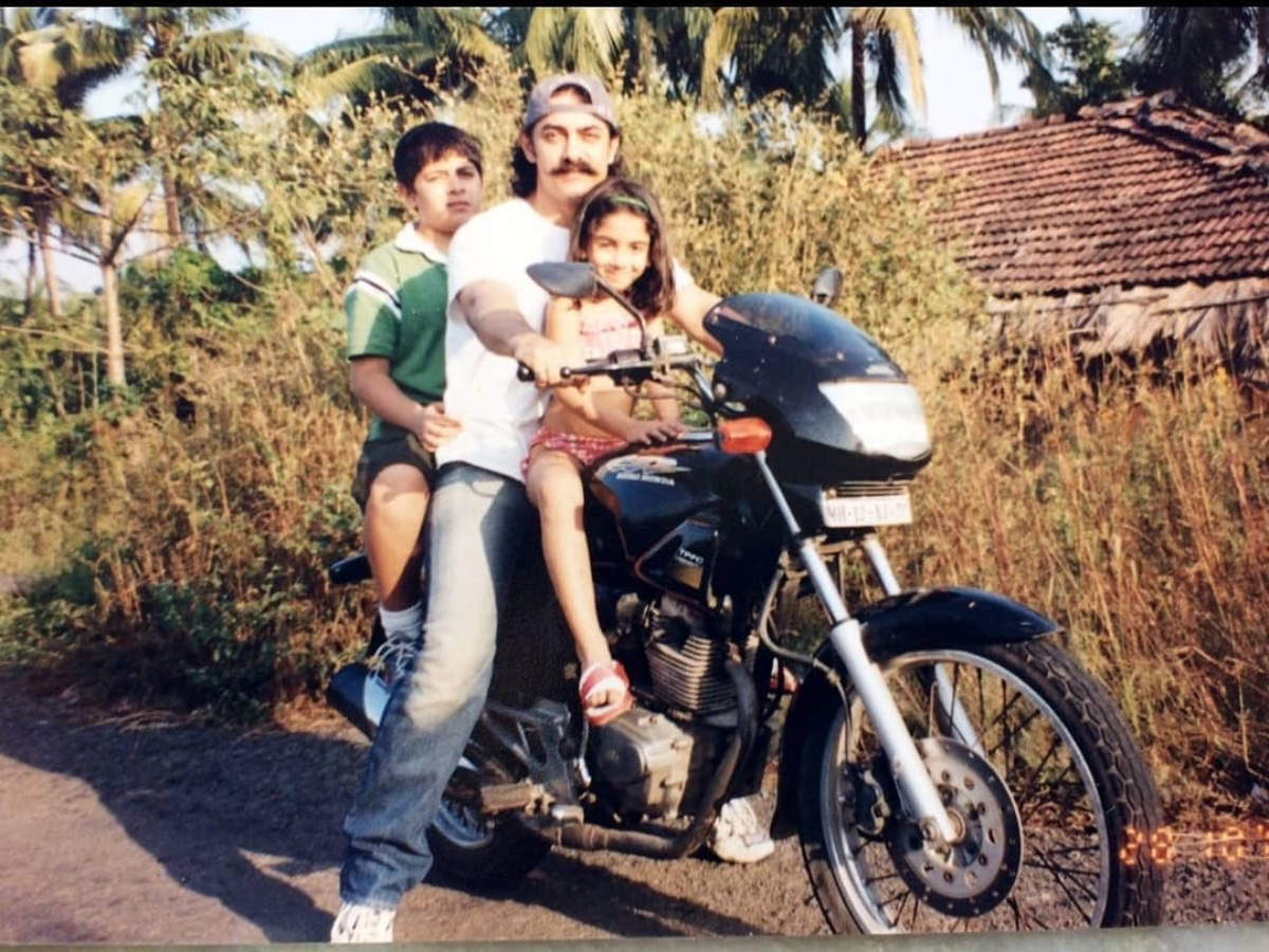 Ira Khan  shares a priceless throwback picture with dad Aamir Khan