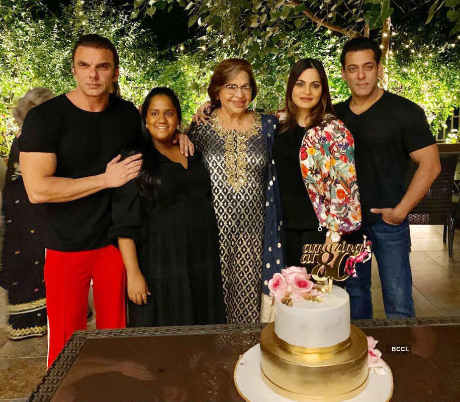 Inside pictures from Helen’s 80th birthday party with Salman Khan and family