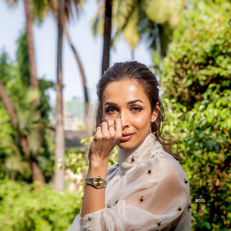 Malaika Arora sets the style bar high in bright yellow power suit, see pictures