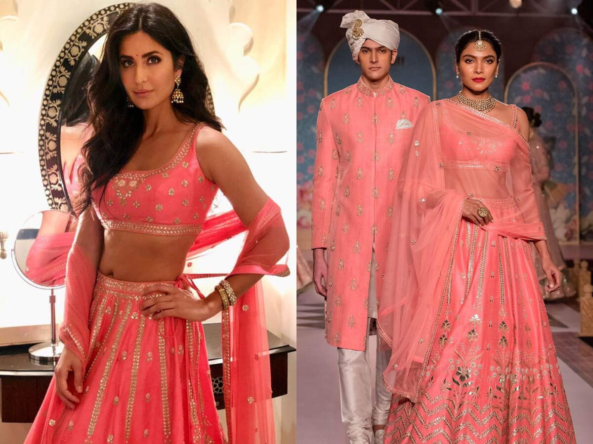 Katrina Kaif Wore The Most Exotic Lehenga Choli For A Wedding In