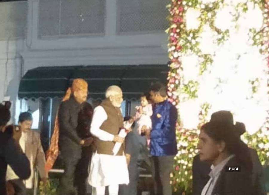 PM Narendra Modi attends 'Yeh Rishta Kya Kehlata Hai' actress Mohena Kumari Singh’s wedding reception