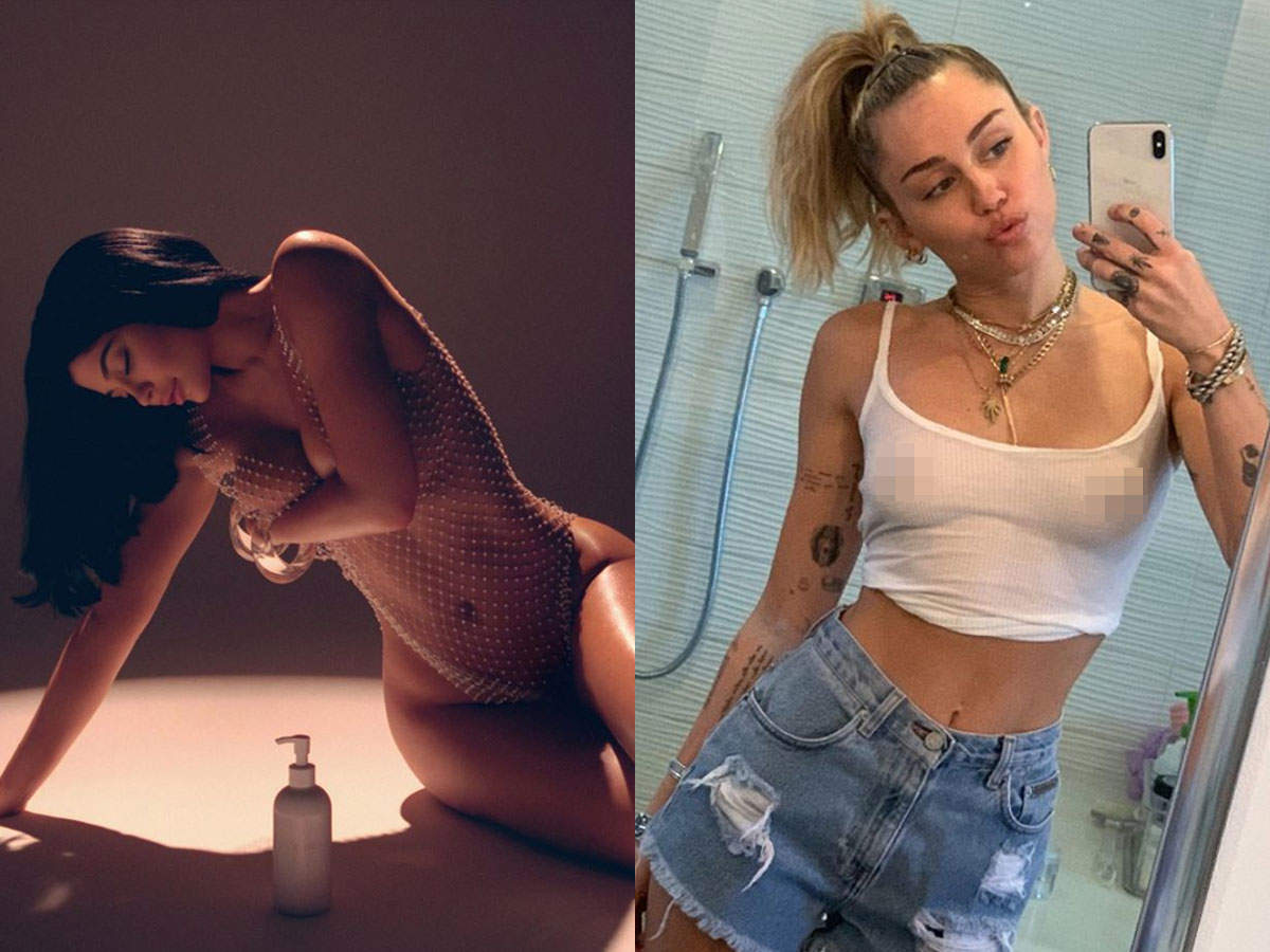Kylie Jenner to Miley Cyrus: Hot & Sexy photos of Hollywood stars that made  headlines in 2019