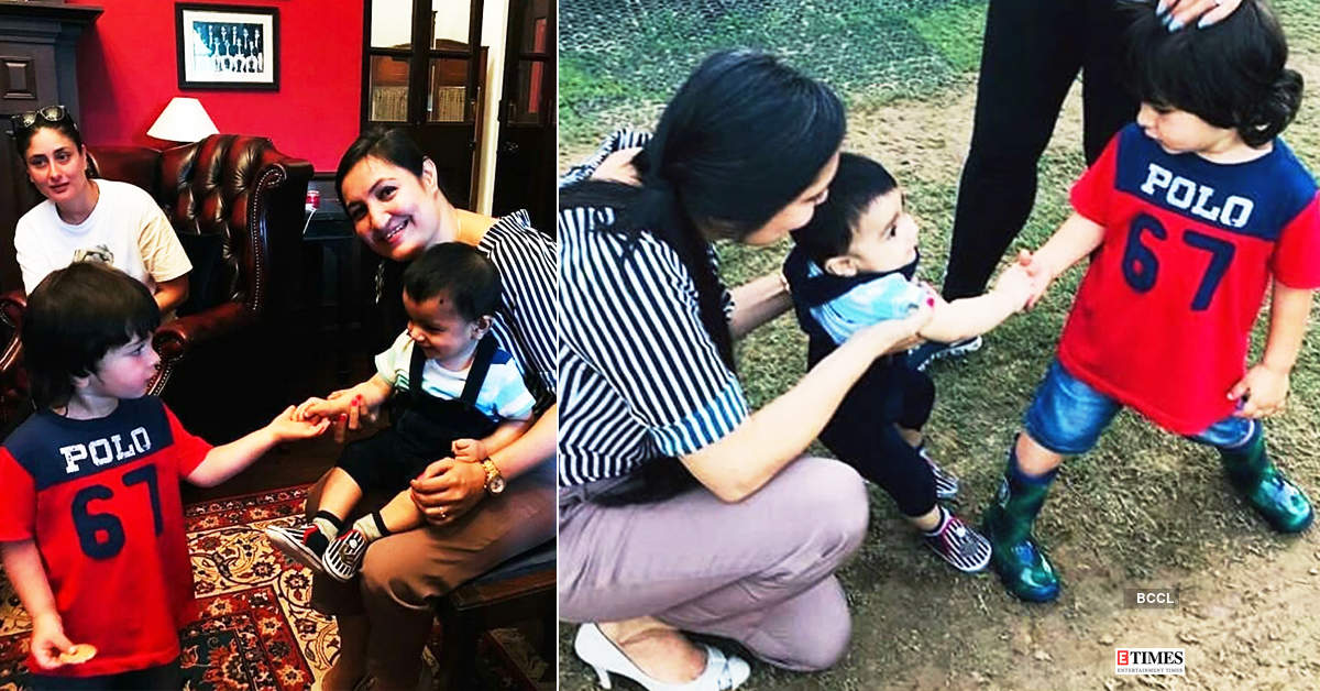 Adorable pictures from little Taimur Ali Khan's birthday celebration