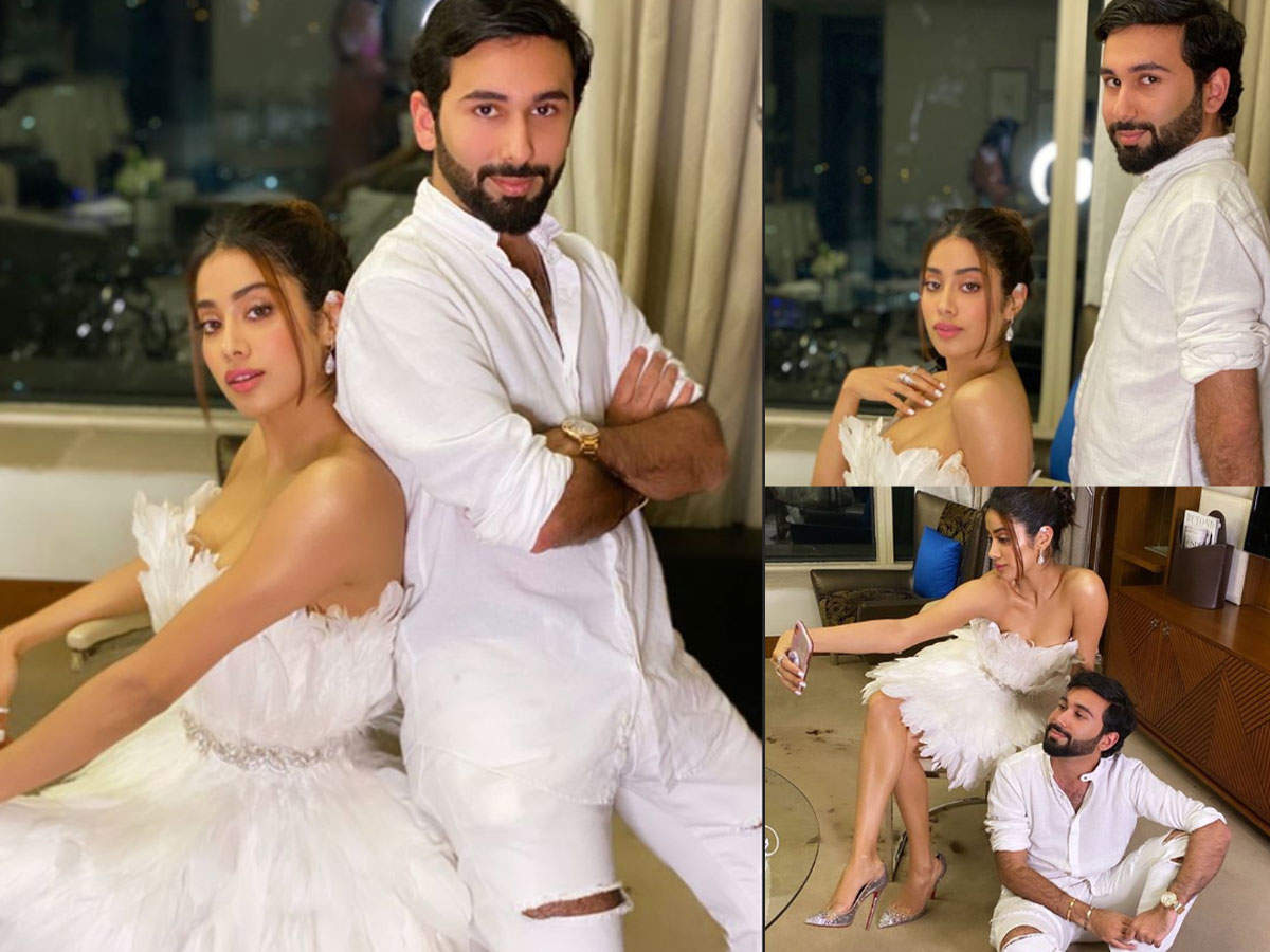 Photos: Janhvi Kapoor gets all filmy as she poses with her bestie