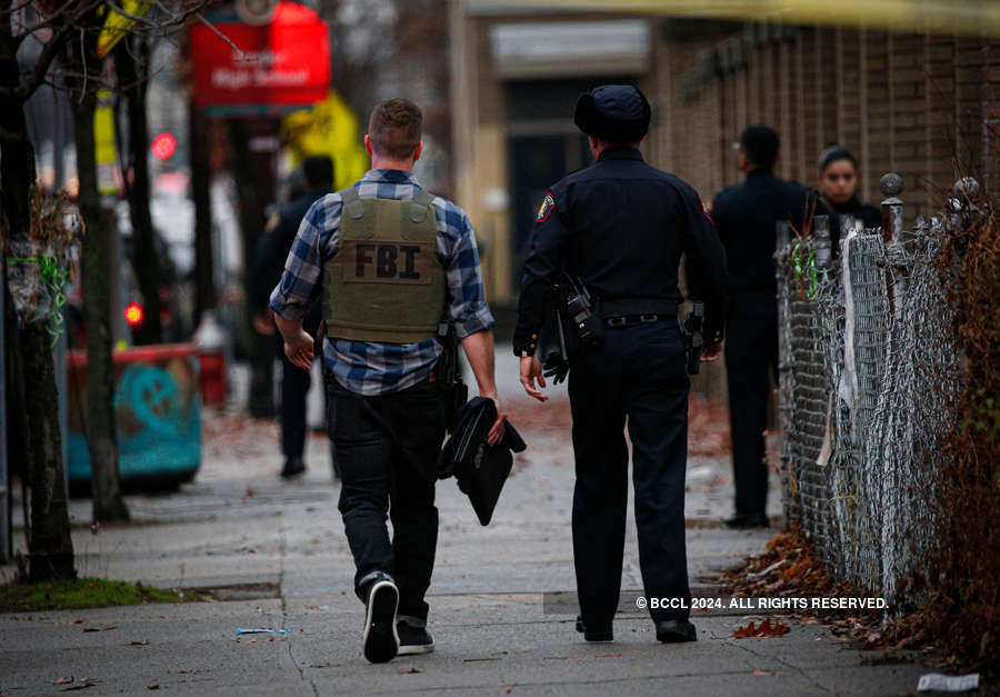 Pictures from the site of deadly mass shooting in New Jersey