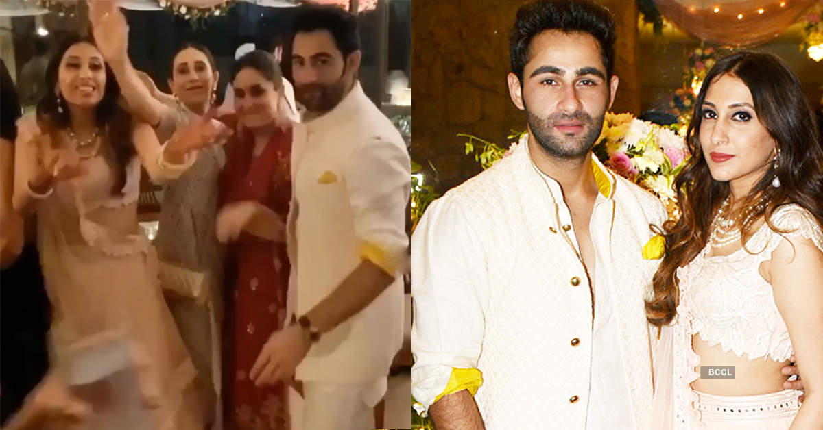 Kareena, Saif Ali Khan, Karisma & Neetu Kapoor shake a leg at Armaan Jain's roka ceremony