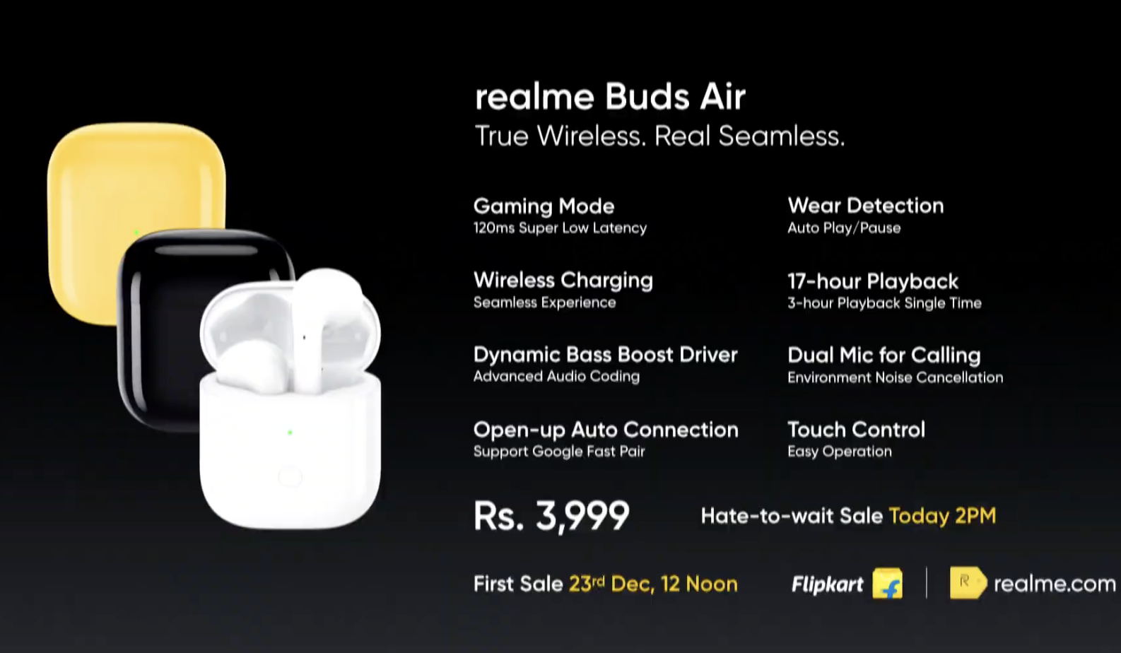 realme airpods flipkart