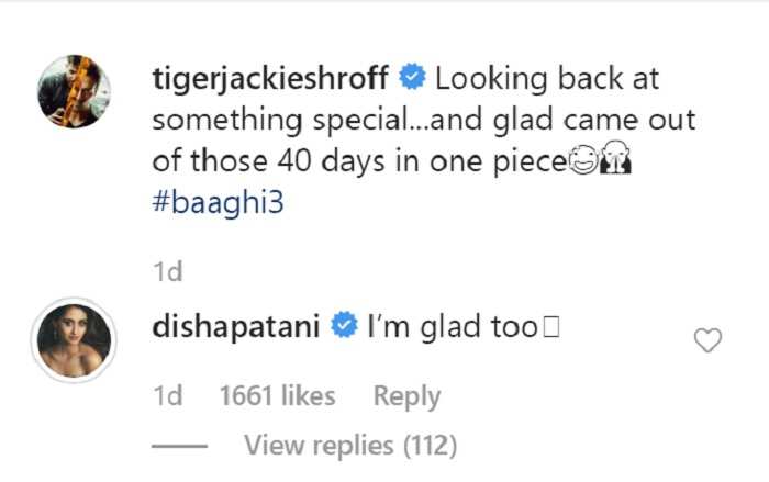 Wincreator Com News Baaghi 3 Tiger Shroff Expresses His Joy On Returning In One Piece From Serbia Disha Patani Comments I Am Glad Too