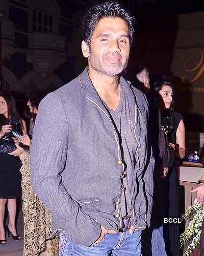 Suniel Shetty during Rose Fashion Show at Hotel Taj in Mumbai