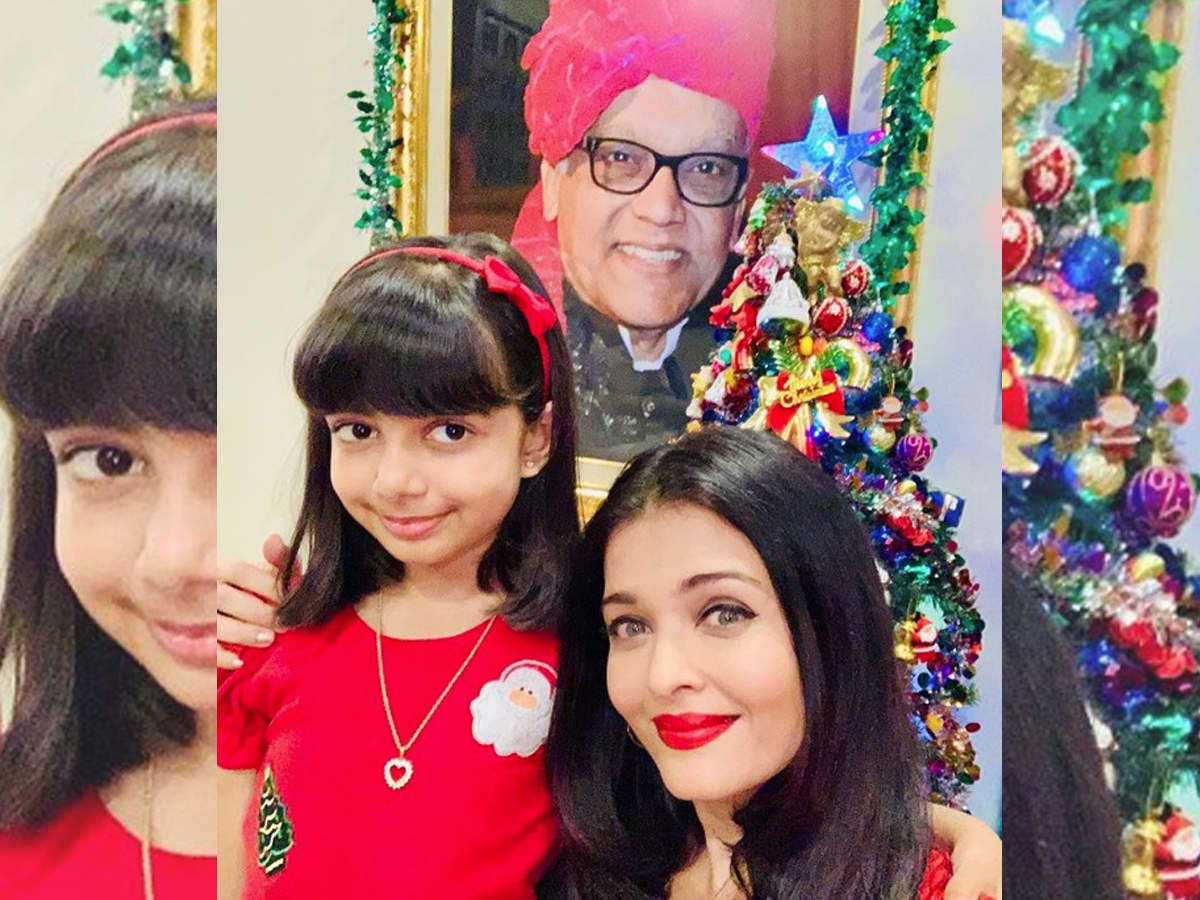 THESE pictures of Aishwarya Rai and Aaradhya Bachchan celebrating Christmas  is simply too sweet for words