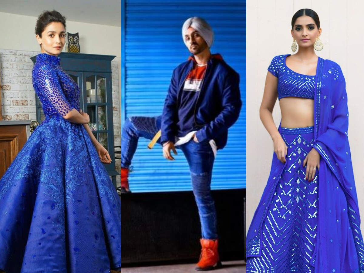 alia blue lehenga