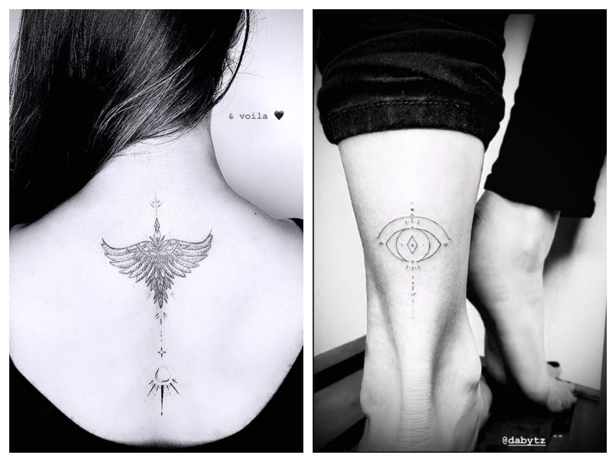 Photos: Ileana D'Cruz shows off her uber-cool tattoos in her latest  Instagram story