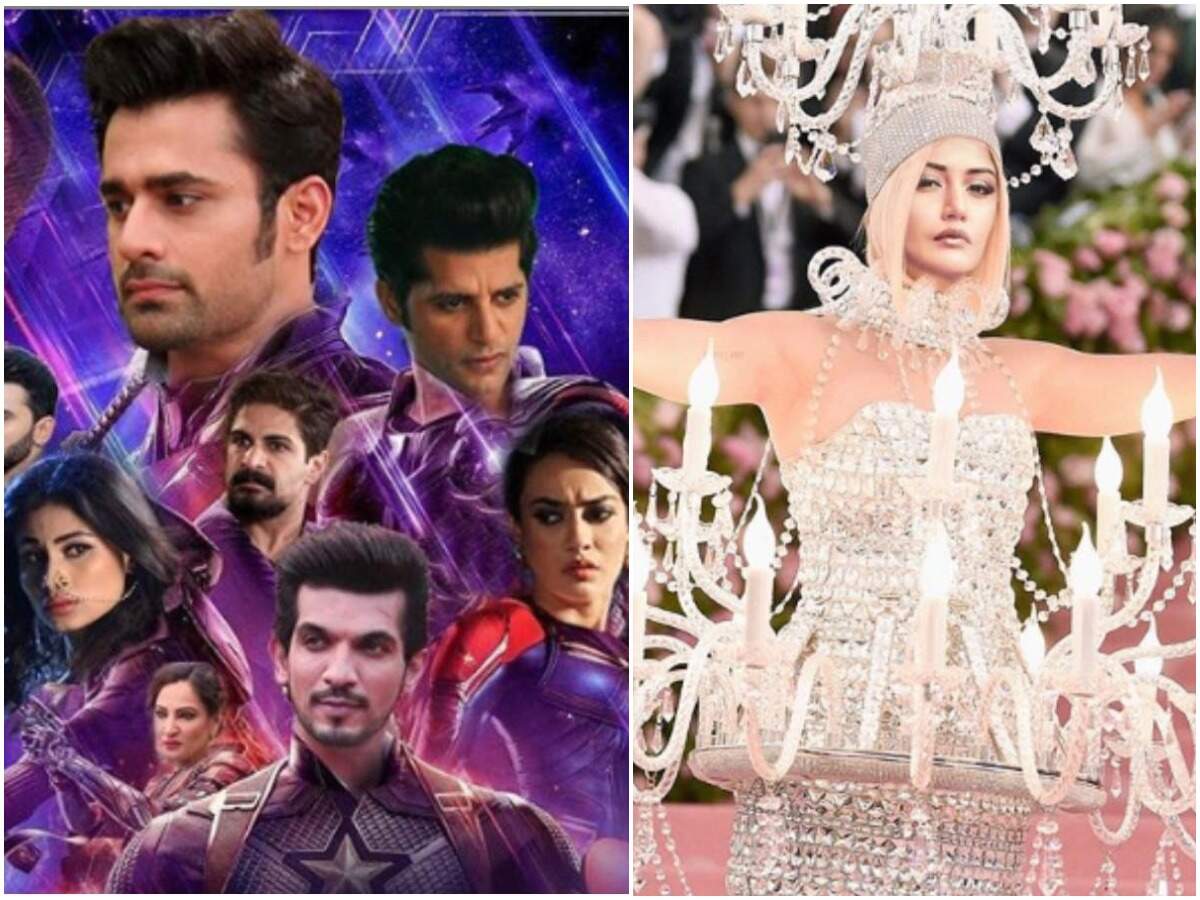 Best memes of 2019: Naagin actors' Avengers inspired poster to Surbhi Chandna impersonating Katy Perry's Met Gala look  | The Times of India
			