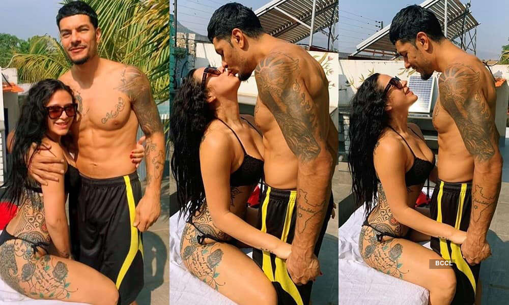 Krishna Shroff and Eban Hyams pictures