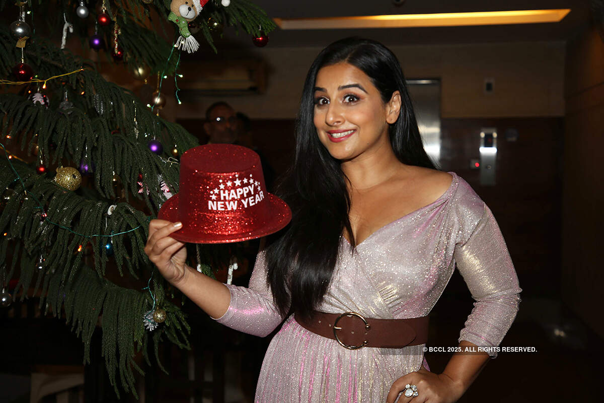 Vidya Balan stuns in shimmery gown at her 41st birthday party