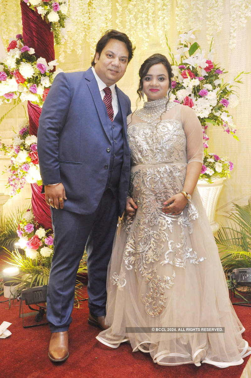 Harsh Nigam and Dalima Sharma's glittery wedding reception