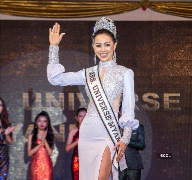 Honey Cho of Myanmar crowned Mrs. Universe 2019