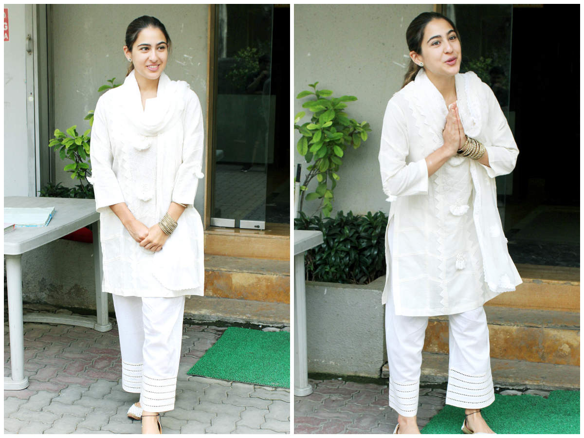 Sara Ali Khan looks fresh as a daisy in THIS white ethnic wear- view pics