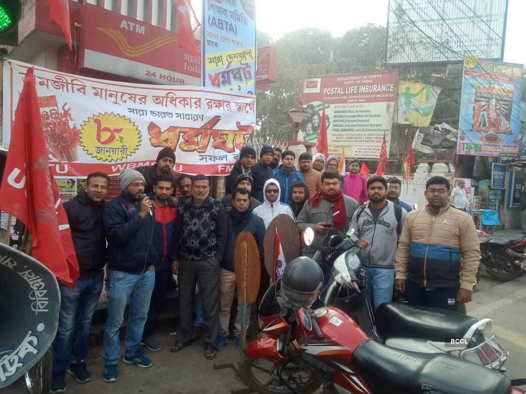 In pics: Nationwide trade unions observe Bharat Bandh