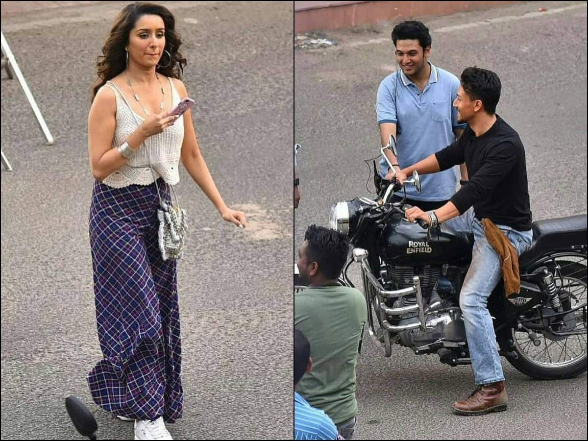 Shraddha Kapoor And Tiger Shroff Spotted On The Sets Of Baaghi In