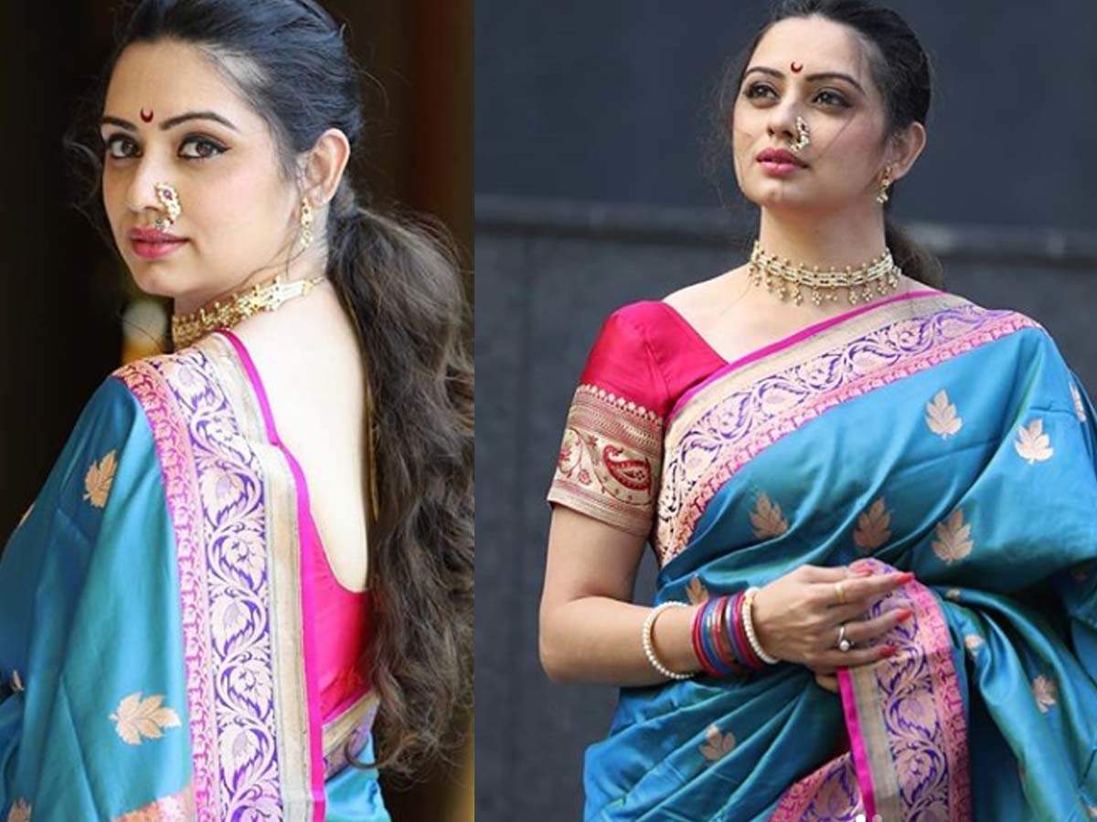 Photos: Shruti Marathe shows off her regal side in an elegant saree