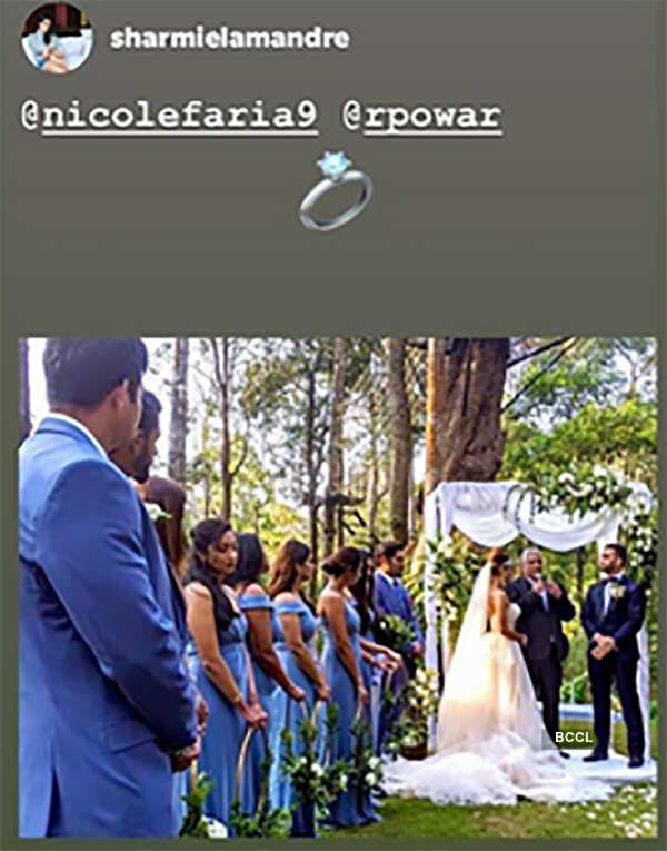 Nicole Faria and Rohan Powar pictures