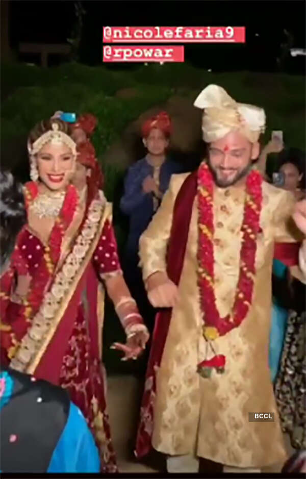 Nicole Faria and Rohan Powar pictures