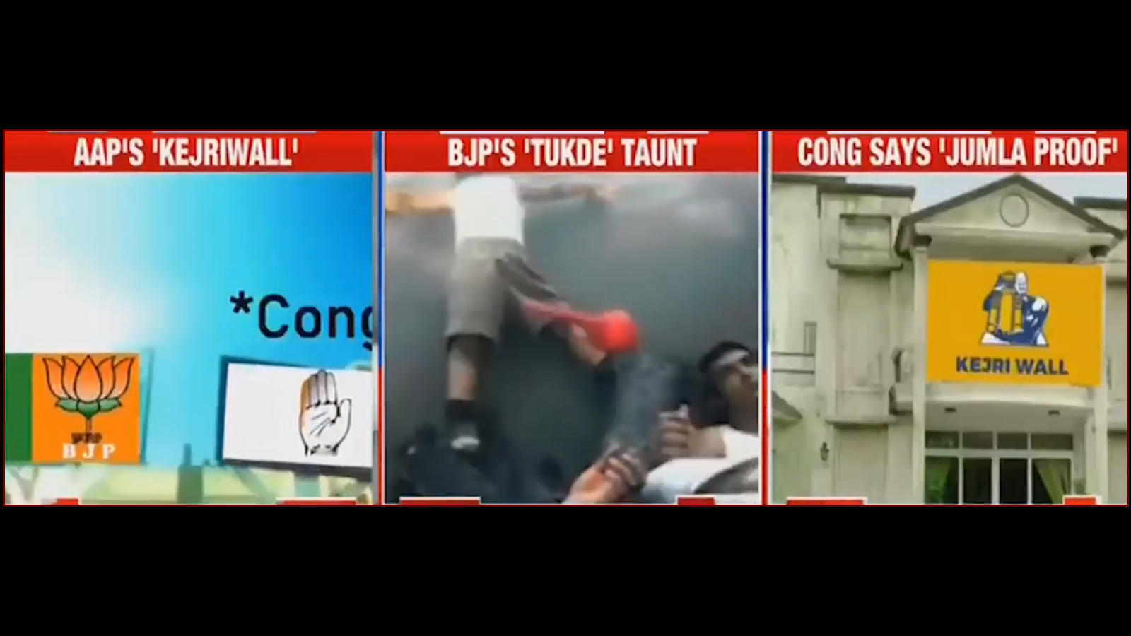 Delhi assembly polls: BJP, AAP and Congress engage in funny video war