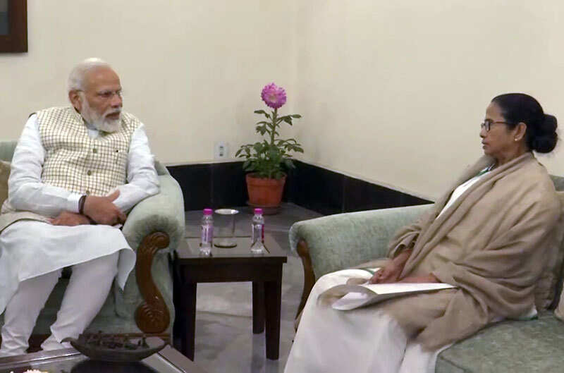 West Bengal CM Mamata Banerjee meets PM Narendra Modi, raises CAA issue