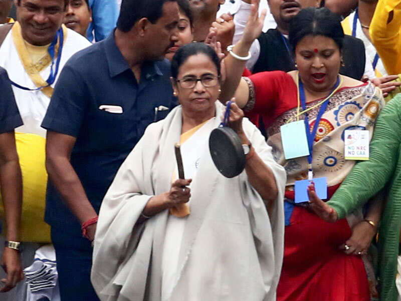 Mamata joins TMC dharna against CAA after meeting PM Modi