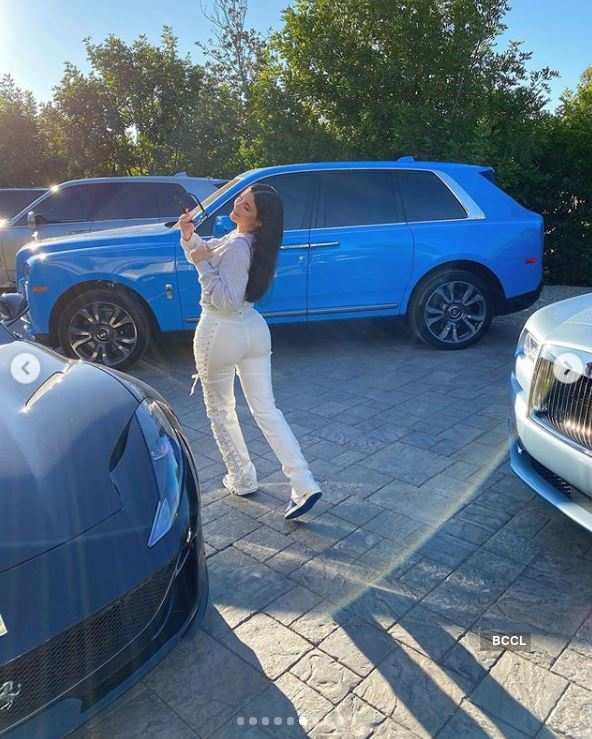 Irresistible Pictures Of Kylie Jenner Posing With Her Fleet Of Luxury Cars Worth More Than 14 Million The Etimes Photogallery Page 6