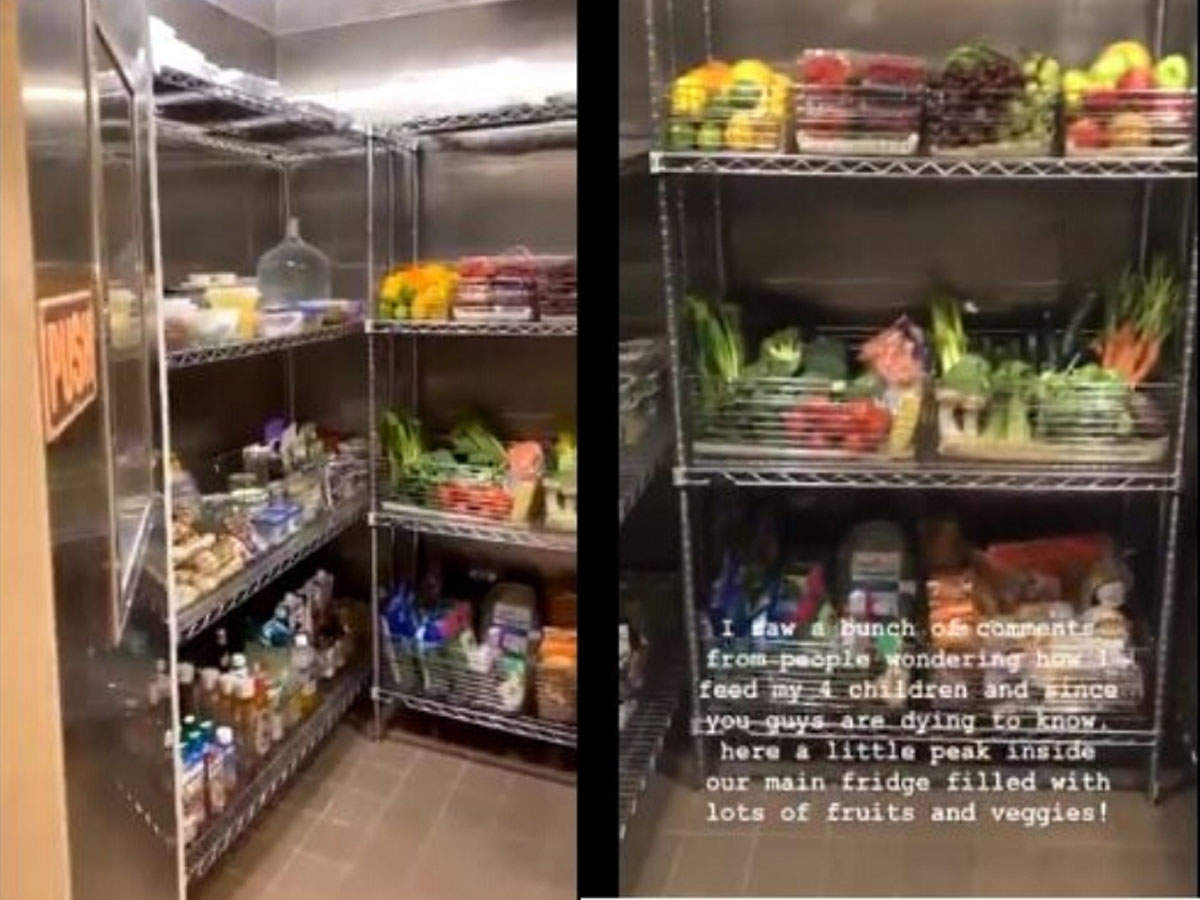 Kim Kardashian S Refrigerator Is So Huge It Looks Like A Mini