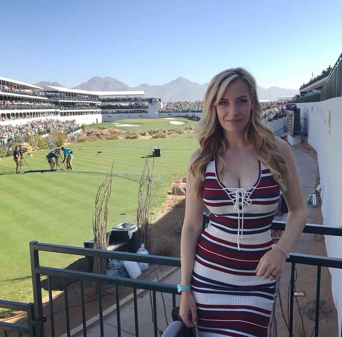 <BR> dubbed as 'the world's hottest golfer' will make your jaw-drop in these pictures