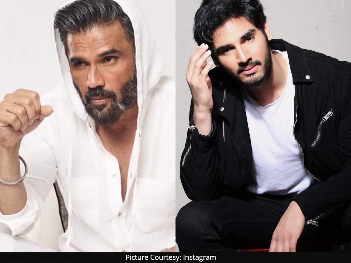 Like father, like son! Ahan Shetty is the spitting image of his papa ...