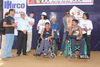 Eisha, Milind help physically challenged