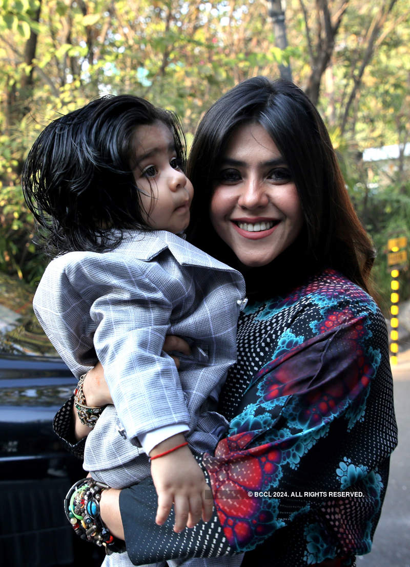 Bollywood celebs and TV stars attend Ekta Kapoor’s son Ravie’s first birthday party