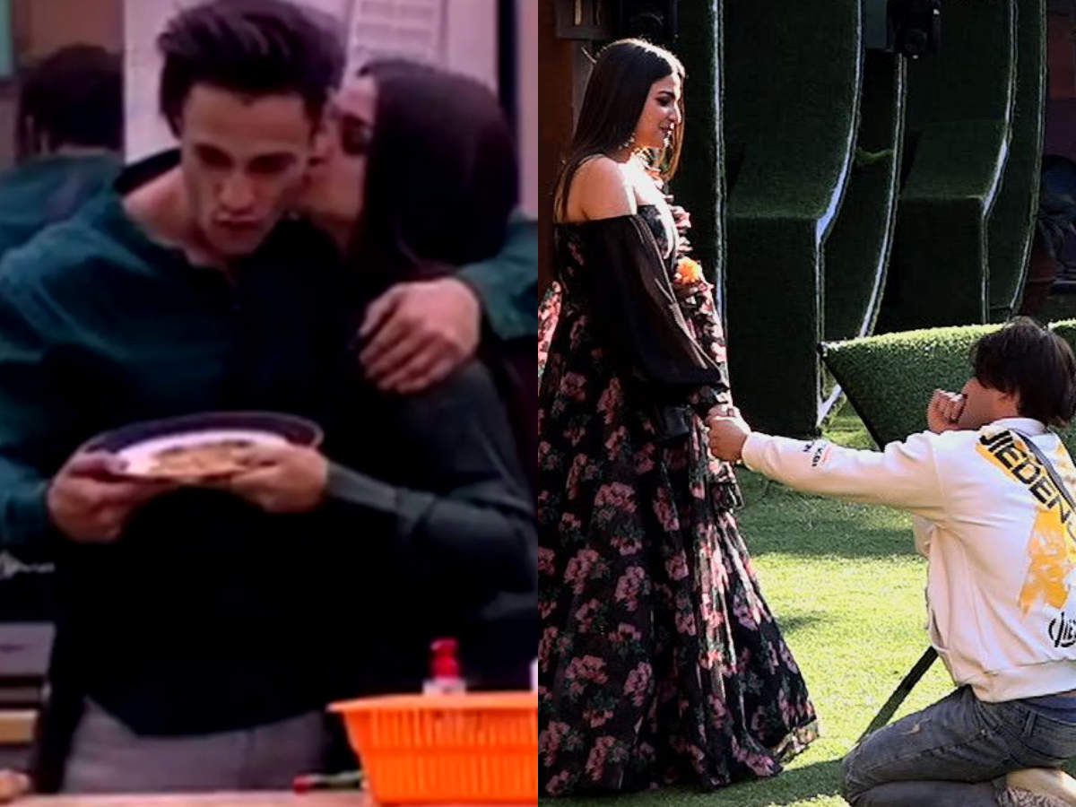Bigg Boss 13: Asim being lovestruck about Himanshi to proposing to her; here's looking at #AsiManshi love story | The Times of India