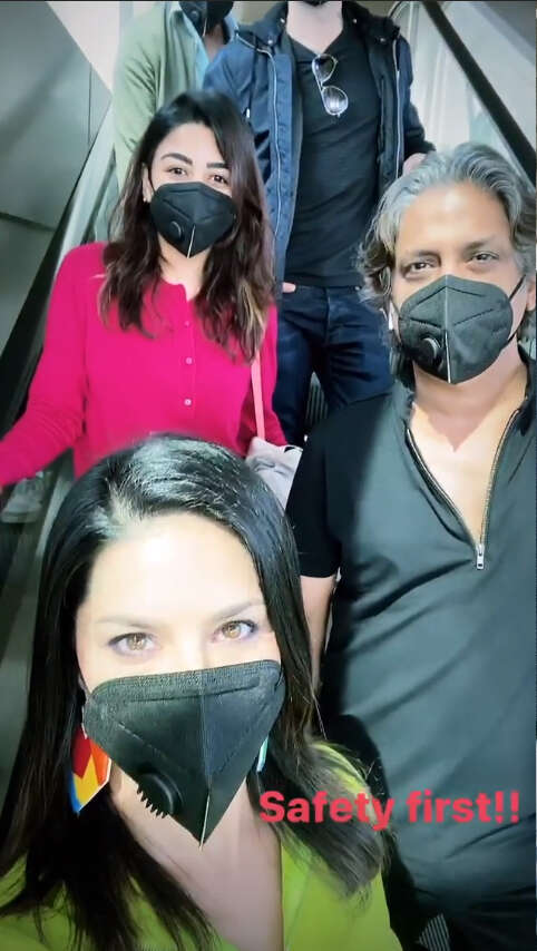 Masked Sunny Leone warns against Coronavirus: Be smart and be safe ...