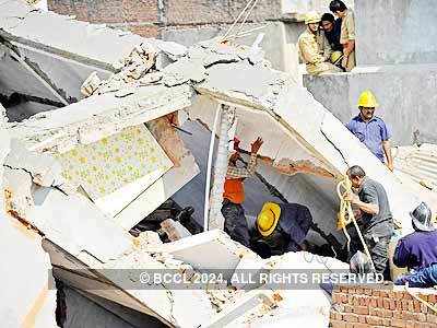 Building collapsed in Ahmedabad