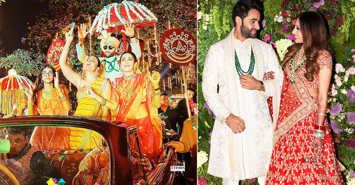 Unmissable wedding & reception party pictures of Armaan Jain and Anissa Malhotra