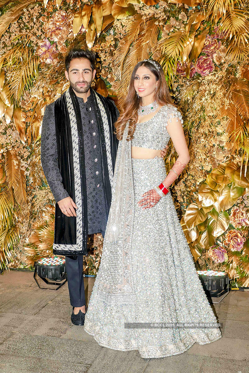 Armaan Jain and Anissa Malhotra's wedding reception pictures