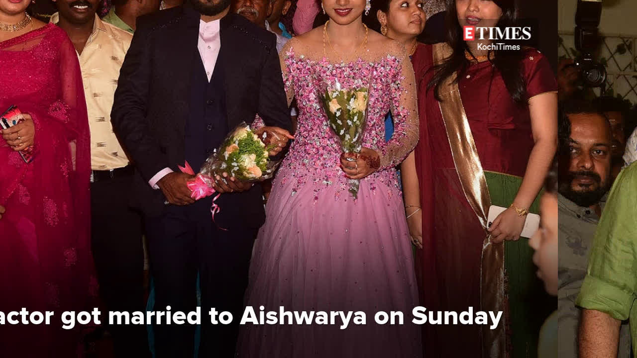 Celebs Galore At Vishnu Aishwarya Wedding Reception Kochi News